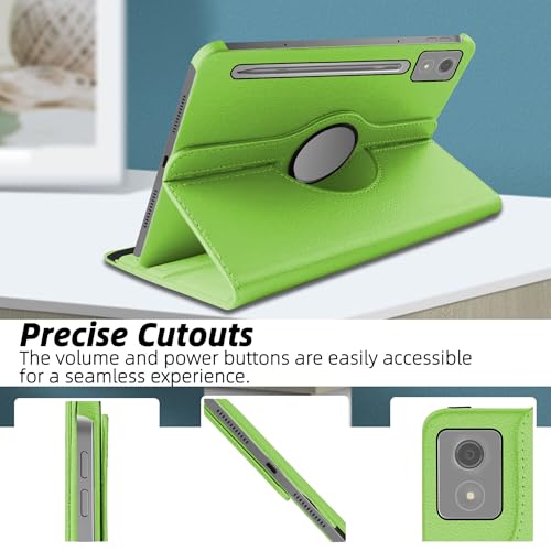Image of TGK 360 Rotatable Smart Flip Cover for Lenovo Idea Tab Pro 12.7 Inch 2025 TB-373FU TB-375FC Tablet Case (Green)