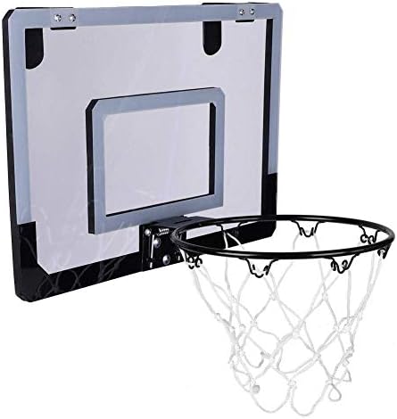 Basketball Backboard Hoop Kit Toy Set, Basketball Hoop Wall Mounted, for Indoor Outdoor Sports Party Balls Game Kids adults