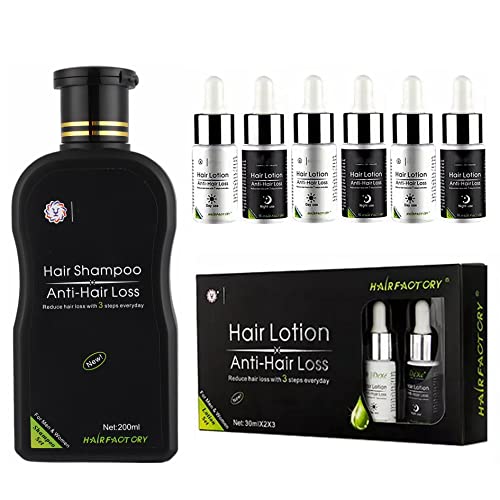 Hair Growth Shampoo & Hair Growth Serum Set, Reddhoon Herbal Anti Hair Loss Shampoo & Hair Regrowth Serum for Thicker, Stronger Hair, Hair Loss Treatment for Men and Women of All Hair Types (Shampoo+Hair growth serum)