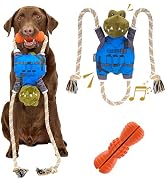 Amazon | OneTigris 犬 ハーネス 中型犬 大型犬 喉に優しい バック
