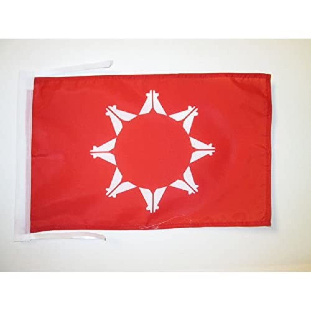 Iran Old Persia Flag 18'' x 12'' cords - Persian SMALL flags 30 x 45cm - Banner 18x12 in - AZ FLAG — view 514