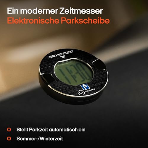 OOONO P-DISC NO1 - Elektronische Parkscheibe mit Zulassung fürs Auto - Automatische Digitale Parkscheibe Elektrisch mit Zulassung vom KBA… – Ansicht 2