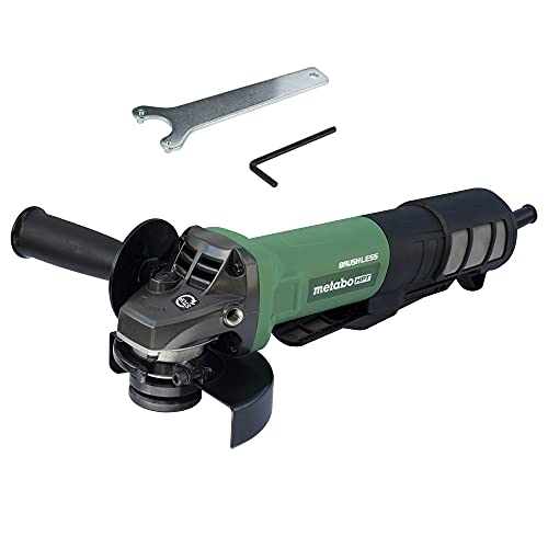 Metabo Hpt Angle Grinder | 4-1/2-Inch | Paddle Switch | 12-Amp | Ac Brushless Motor | Electric Brake | Kickback Reduction | G12Byeq , Green #TOP4