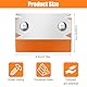 Kantenschneider Kantenhobel Holz Kantenschneider Umleimer Rutschfest Handhobel Furnierkantenschneider für Holz PVC ABS (Orange Farbe)