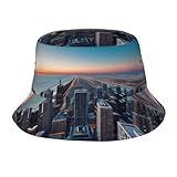 Wendbarer Fischerhut mit Dartpfeil-Aufdruck, perfekt für Sommerreisen, Strand und...