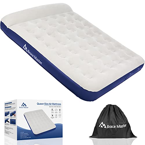 Brace Master Luftmatratze Camping,Doppel Luftbett mit Kissen,Aufblasbare...