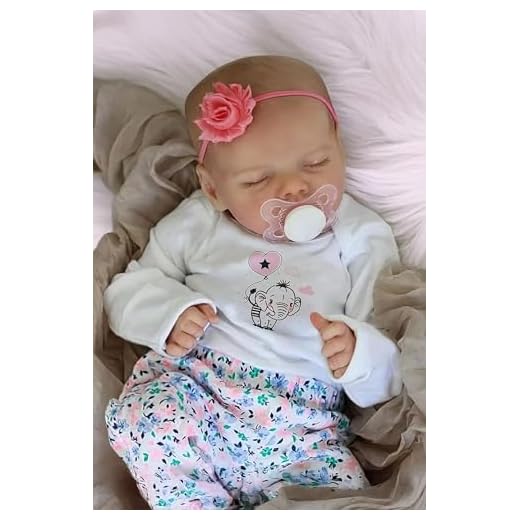 JIZHI Lifelike Reborn Baby Dolls - 17-Inch Baby Soft Body Realistic-Newborn Baby Dolls Full Vinyl Body Poseable Real Life Baby Dolls Girl with Feeding Kit Gift Box for Kids Age 3 +