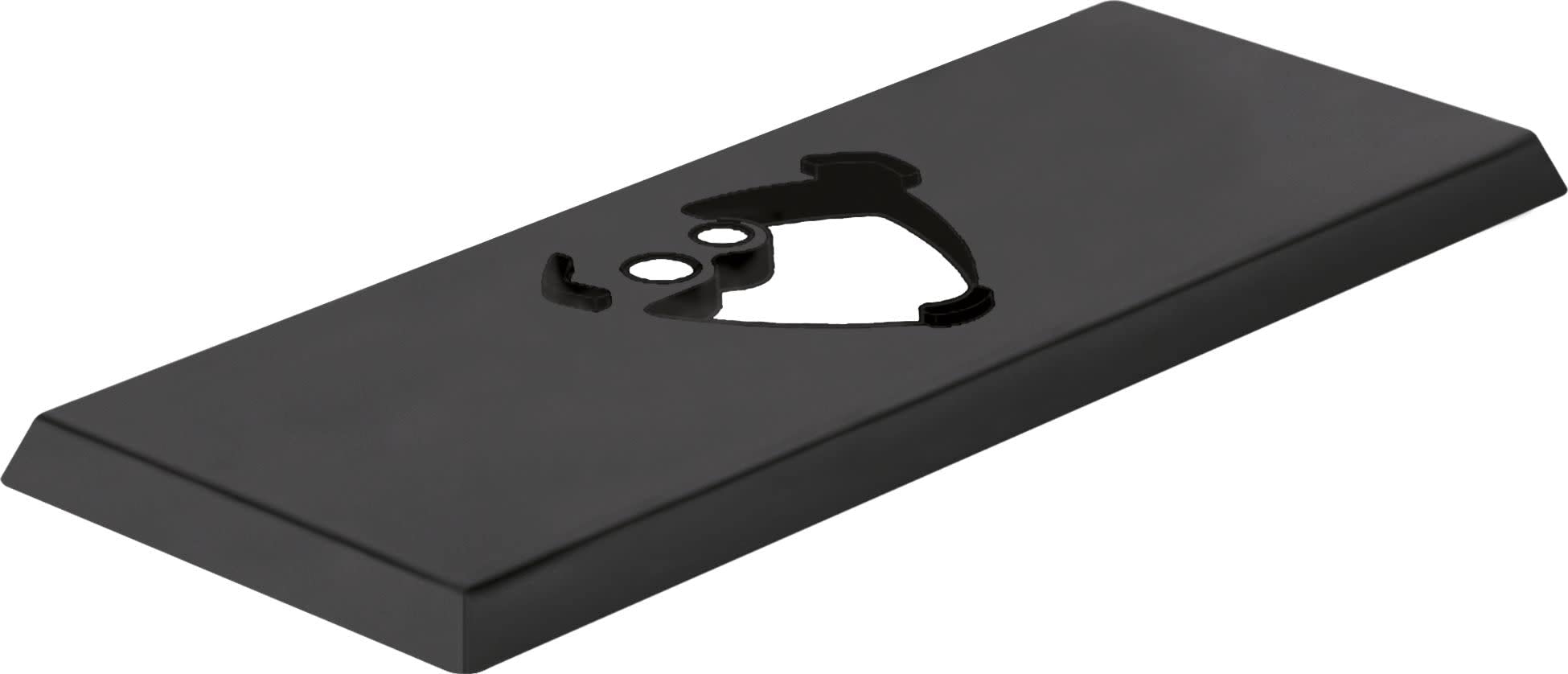 Amazon | デルタ蛇口rp84822bl Zuraシングルハンドル3つ穴Escutcheon