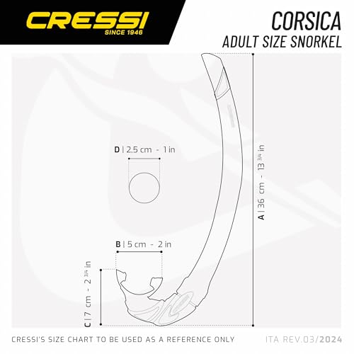 Cressi Mask & Snorkel Combo para esnórquel - Ligero y cómodo con alto rendimiento - Z2 & Corsica - Diseñado en Italia miniatura 6