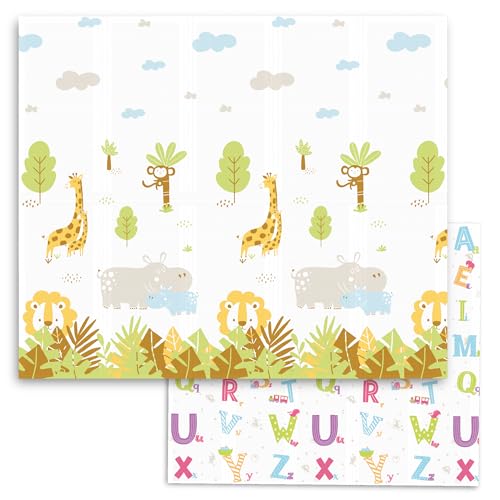 Sweety Fox - Spielmatte Baby - Krabbelmatte Baby 150x180x1cm - Krabbelmatte...
