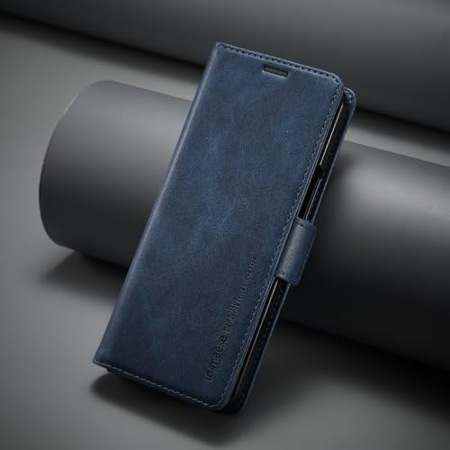 Étui cuir Z Fold 6 rouge étui magnétique portefeuille - 5