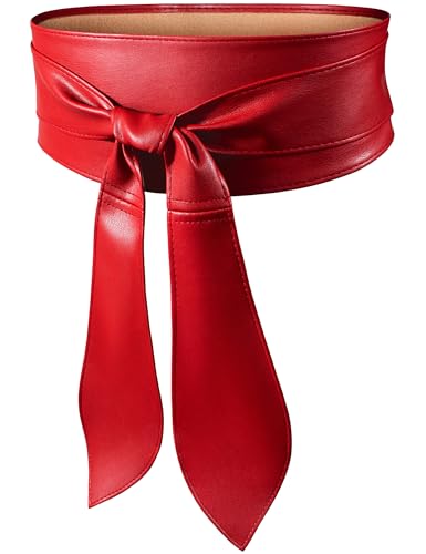 Women Wide Belt Waist Knotted Belt For Dress Halloween Outfit Cosplay Costume Accessories2