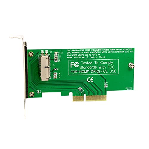 JSER PCI Express PCI-E 2013 2014 2015 Apple Macbook Pro Air SSD Convert Card per A1493 A1502 A1465 A1466 JSER