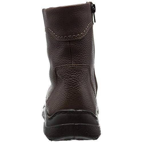 Bottes de neige Jomos Homme Compact en cuir noir imperméable pour l'hiver