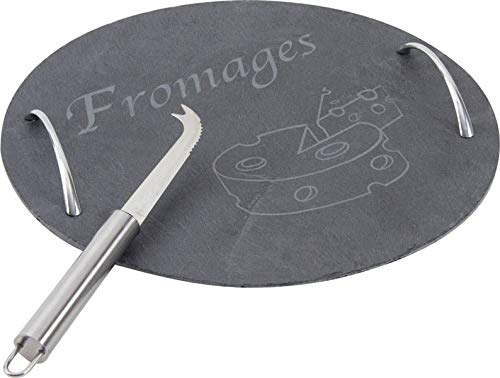 Plateau à fromages Ardoise et métal