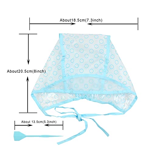 Hair Coloring Kit Highlight Cap Frosting Cap And Spatula With Crochet Hook For Dyeing #TOP1