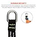 Ergodyne Squids 3700 Web Tool Tail Attachments, 6-Pack, 2 Pounds, Short Length|2.5,Black