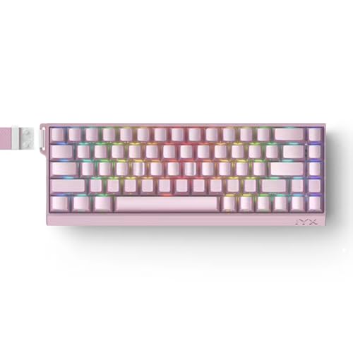 IYX Mu68 Ultra ���s�g�� �L�[�{�[�h ���C�X�C�b�` �Q�[���p ��x�� �L�� ���J�j�J���L�[�{�[�h ������� 68�L�[ USB�ڑ��L�� �p��z�� �e���L�[���X ���s�b�h�g���K�[ 8000Hz e�X�|�[�c �Q�[�� �N�C�b�N�g���K Windows 