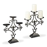Set da 2: portacandele decorativo per la tavola, i comodini, il mobile da TV, il davanzale, ecc.