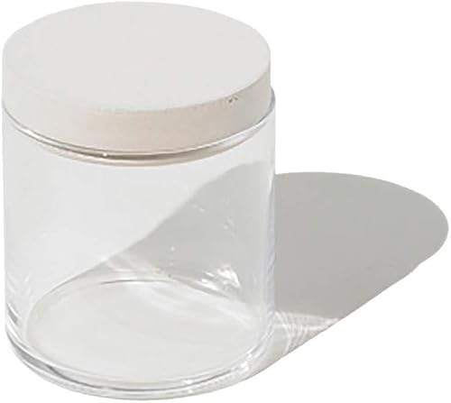 suelo tierra de diatomeas contenedor de alimentos vidrio blanco