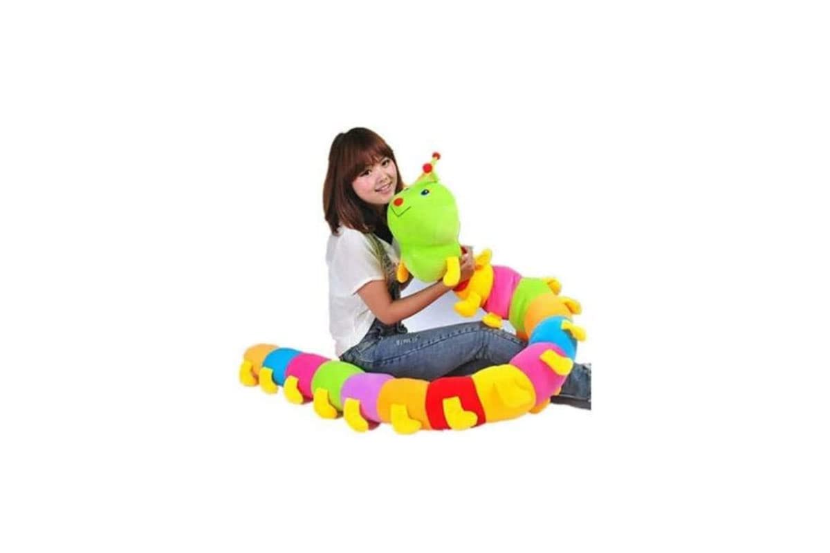 NOH Creations® Big Caterpillar Soft Toys for Kids Home Sofa Decoration Car Back Decoration 150 cm, Multicolor (B0BQC1GNTP) Amazon Price History, Amazon Price Tracker