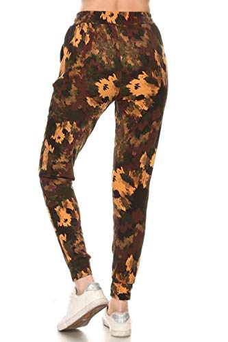 Image of Leggings Depot Premium Jogger Women's Popular Print High Waist Track Pants(S-XL)