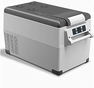 WBBNB   35l Przenośna dwustrefowa sprężarka z zamrażarką / chłodziarką do samochodu/kempingu/podróży z wyświetlaczem LED 12/24/220v