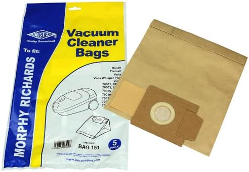 Vacuum Bags to Fit Morphy Richards Handy, Premair 5 Pack - Bag151