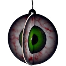 kreepsville 666 3D Hanging Horror Car Air Freshener Spooky Scent Bloodshot Eyeball