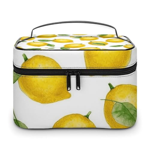 Bolsa de maquillaje multifuncional con cremallera y asa de viaje