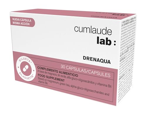 Cumlaude Lab Drenaqua - Complemento Alimenticio Diurético para la Retención de Líquidos - con Té...
