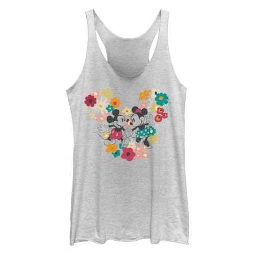 Débardeur Dos Nageur Femme Mickey Floral Disney Coupe Classique