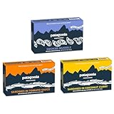 Patagonia Tinned Fish Mix Bundle | (1) Tomato Sardines, (1) Coconut Curry Sardines, (1) Smoked Mussels