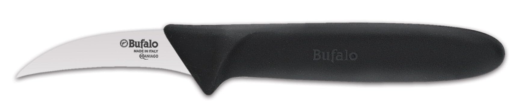 Set Coltelli 8 Pezzi Multiuso con Fodero Bufalo Kit Pro Manico Nero