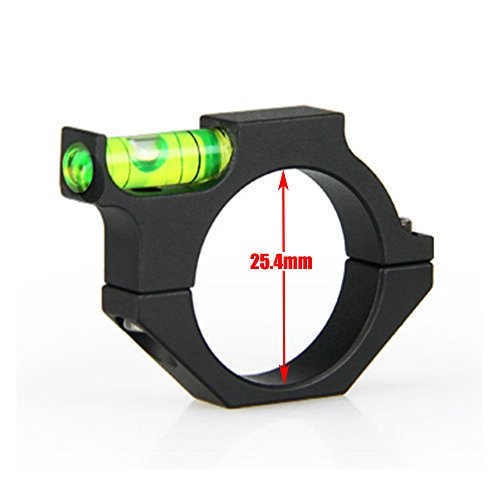 UniqueFire - Soporte para anillos de 25,4 a 30 mm para rifle de nivel de burbujas, adaptador de ACD para actividades al aire libre