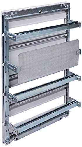Châssis modulaire PLM75 de distribution 66 modules gris RAL 7035 pour tableau
