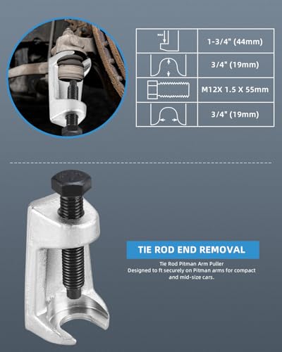 Extractor de rótulas BOOMSTART para desmontar articulaciones esféricas sin dañar 3