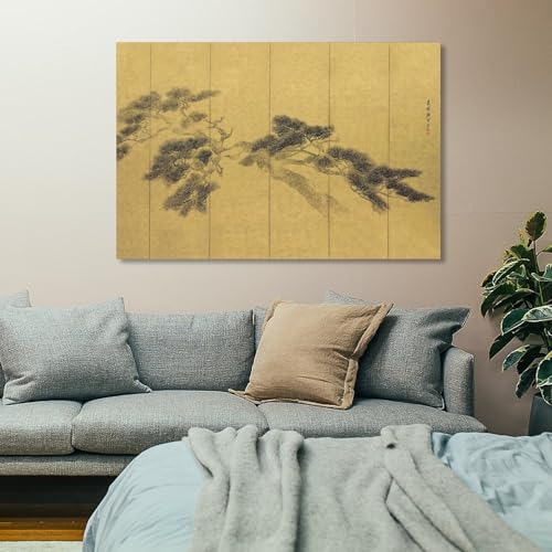Impression toile Yosa Buson déco murale chambre zen portable