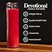Simply Soson 2x8 inch 7 Day Red Pillar Candles in Glass, Set of 3, 90 Hour Burn time, Unscented Prayer Candles, Religious Candle, Candles for Memorials, Emergency Vigil Candle