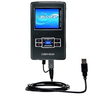 USB Data Hot Sync Straight Cable for The iRiver H320 with Charge Function Two Functions in one Unique Gomadic TipExchange Enabled Cable