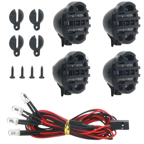 Pantalla lámpara RC de alta resistencia para foco Axial Scx10 II