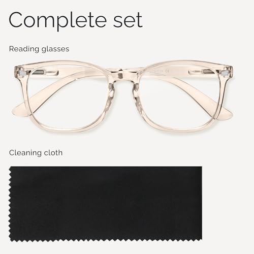 Image of CCVOO Reading Glasses for Women /Men, Eyeglasses, Blue Light Readers for Women /Men, Computer Eye Glasses, Cheaters