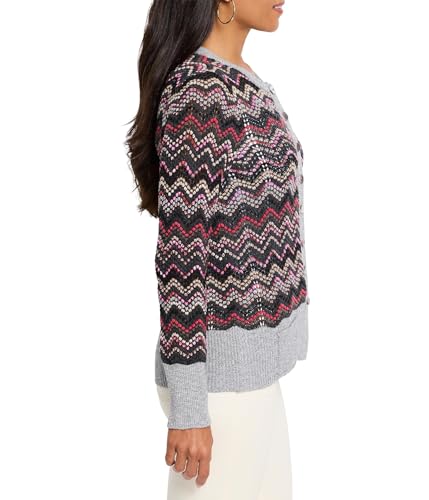 NIC+ZOE Women's Zig Zag Cardigan2