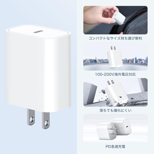 Resewern タイプc 充電器 Type-C 20w FEB-383GC1 の商品画像 3