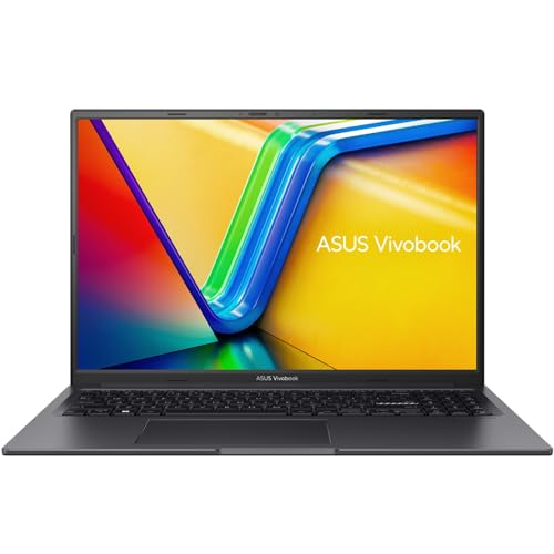 Image of ASUS Vivobook 16X Laptop, 16 inch FHD+ Display 120Hz, Intel Core i7-13700H Processor, NVIDIA GeForce RTX 4060, 16GB RAM, 1TB PCIe SSD, Wi-Fi 6, Fingerprint Reader, HDMI, Webcam, Windows 11 Pro, Black