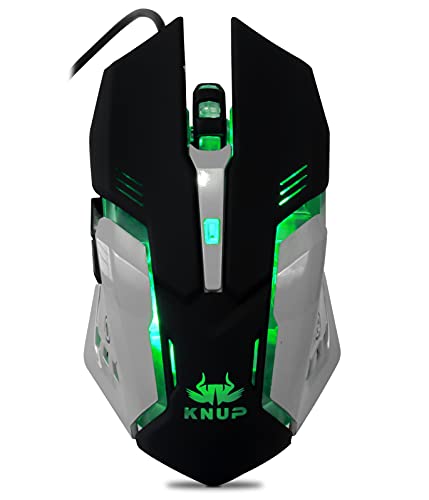 Kit Gamer Teclado Gamer Semi Mecanico Abnt 2 Pc Led Iluminado Metal e Mouse Rgb Gamer Para Jogos Pc