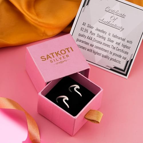 Image of SATKOTI 925 Silver Toe Rings for Women | Adjustable Pure Metal Bichiya with AAA Quality CZ Stone| BIS Hallmarked Jewelry with Authenticity Certificate | Pair of 2 Metti
