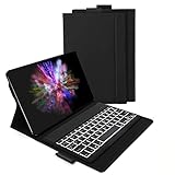 Teclado Samsung Galaxy Tab A de 10,1 pulgadas 2019 con funda – especialmente diseñado para Samsung Galaxy Tab A 10.1 T510N / T510 / T515 N desarrollado para otros modelos como Samsung Galaxy Tab A 10.1 2016 (tableta no incluida)