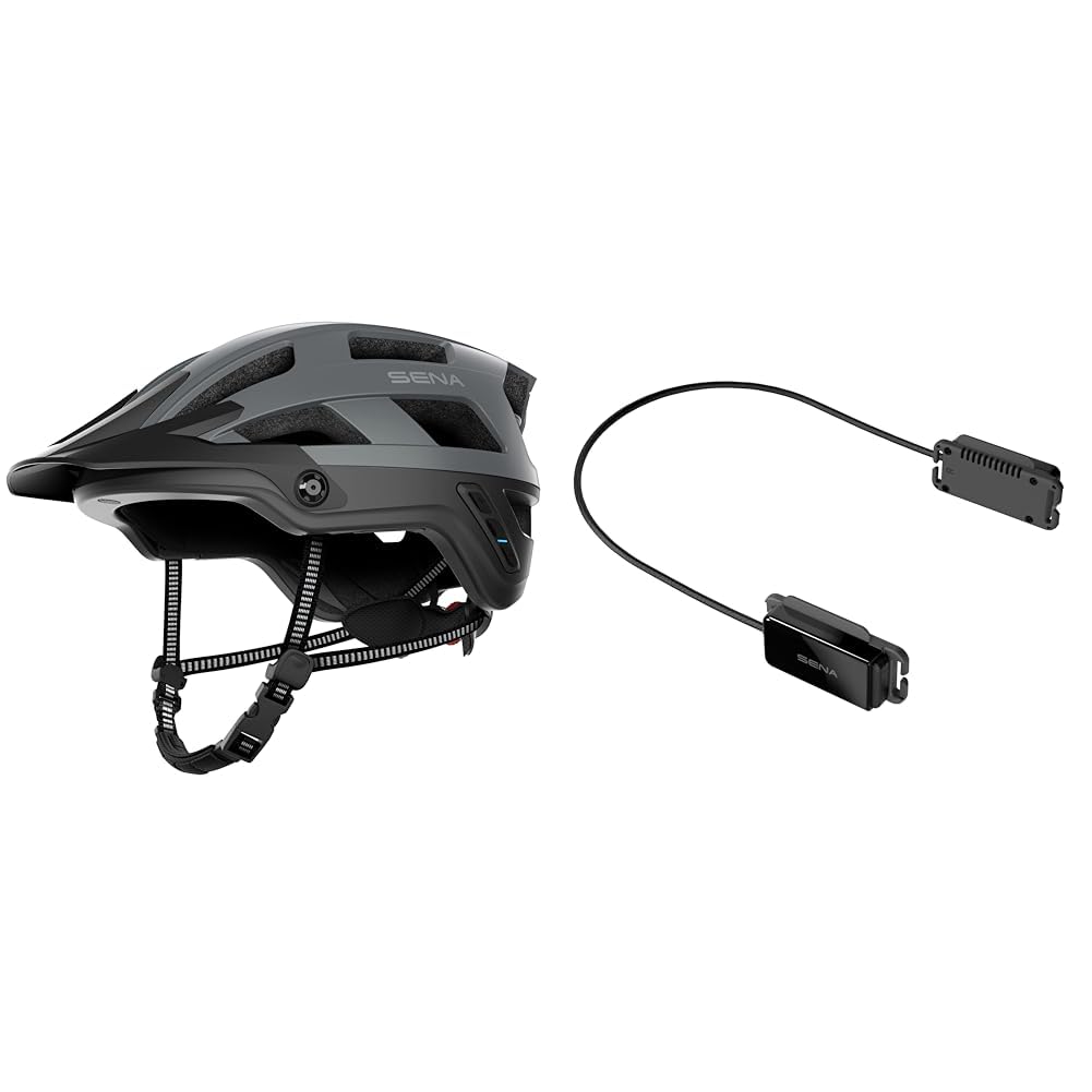 Sena Adult M1 Mountainbike Helm, Mattgrau, L & pi, Universal Bluetooth  Intercom Headset, passend fr die meisten Rad- und Multisporthelme, Schwarz  : Amazon.de: Sport & Freizeit