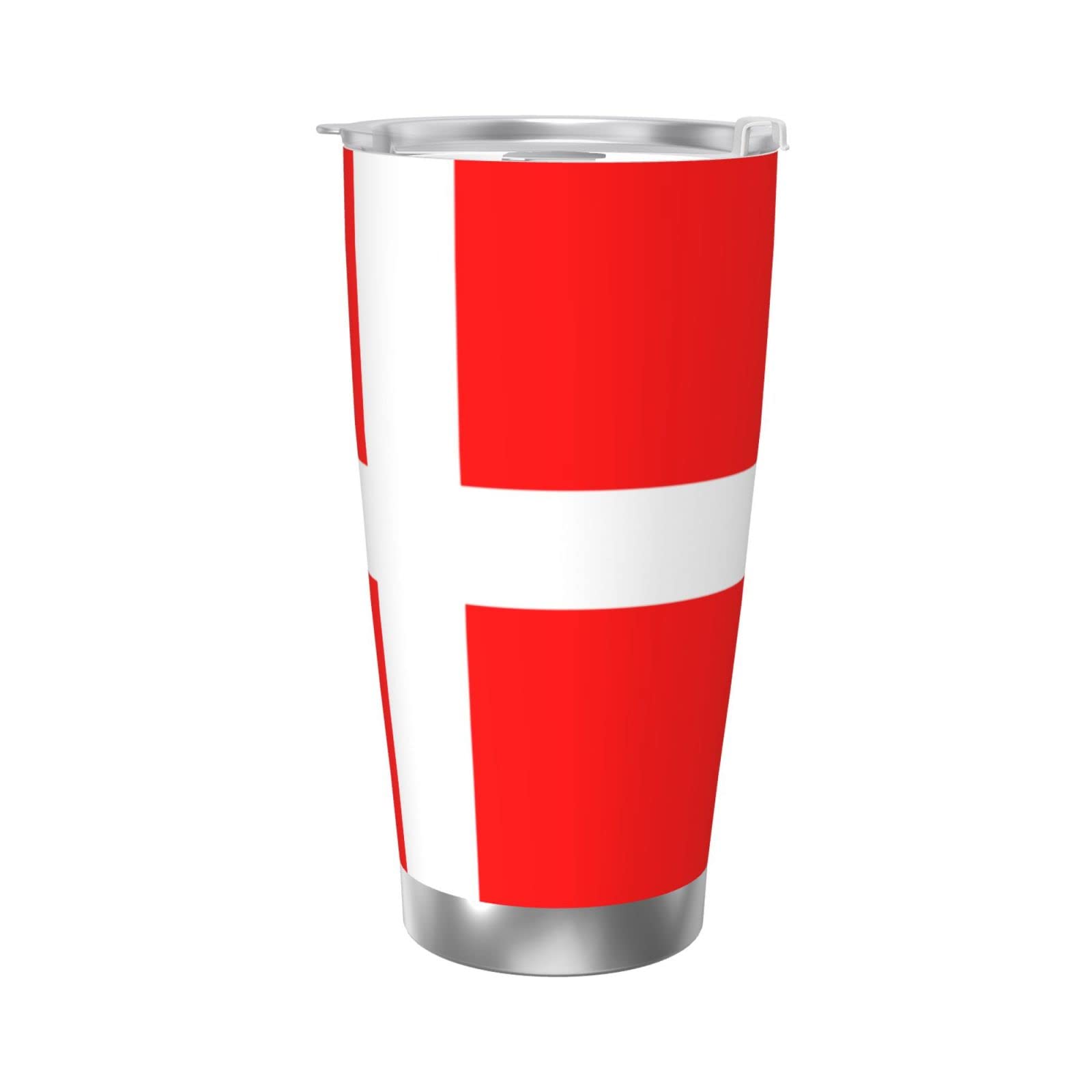 Tasse isotherme KOOLR en acier inoxydable avec paille et couvercle anti-éclaboussures